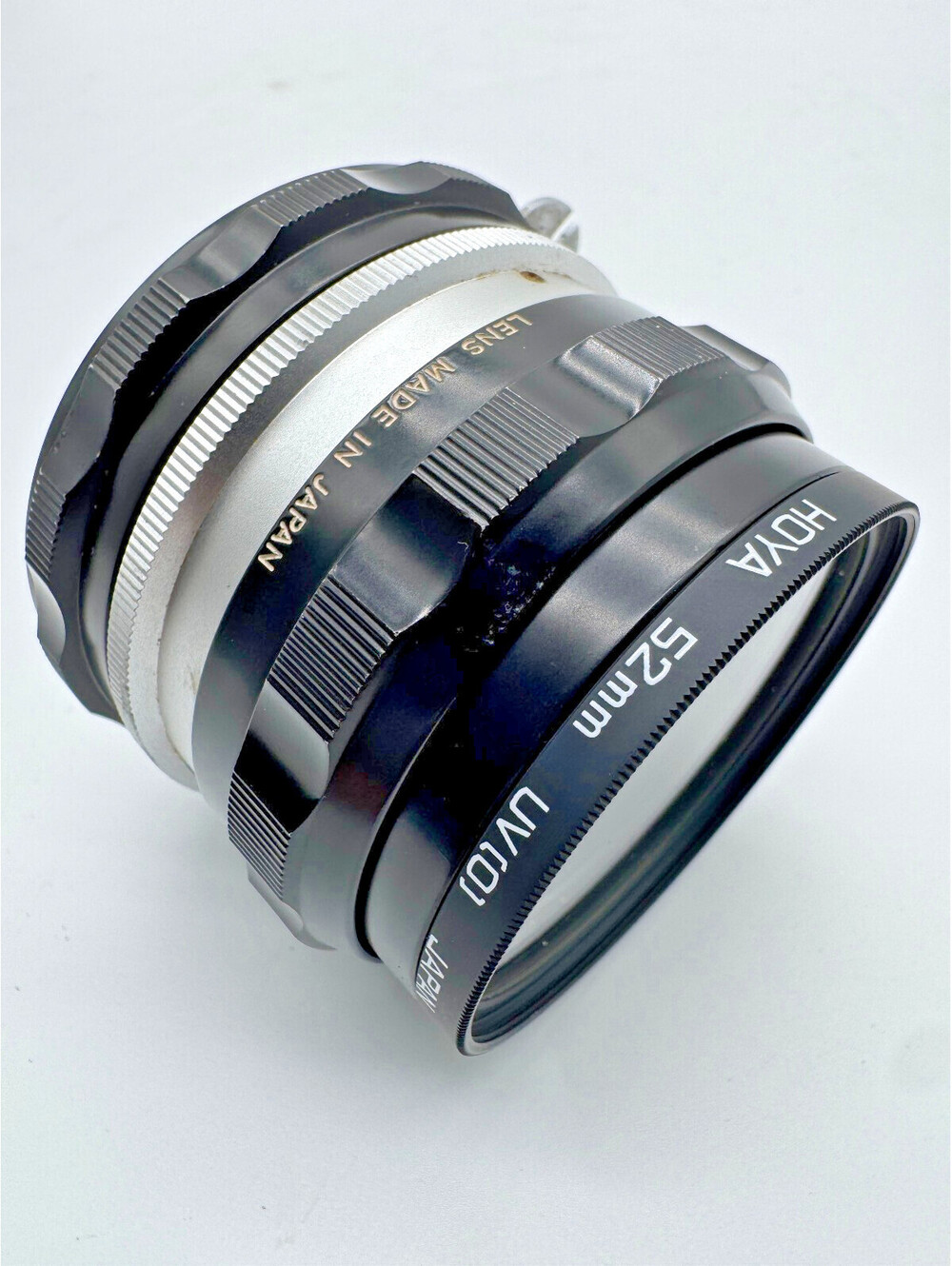 Nikon NIKKOR-H.C Auto 50mm f/2 Non-AI F Mount Lens Japan Hoya UV Untested